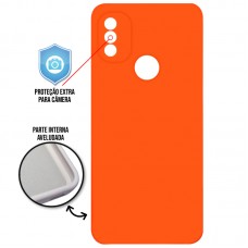 Capa Motorola Moto E20 - Cover Protector Laranja